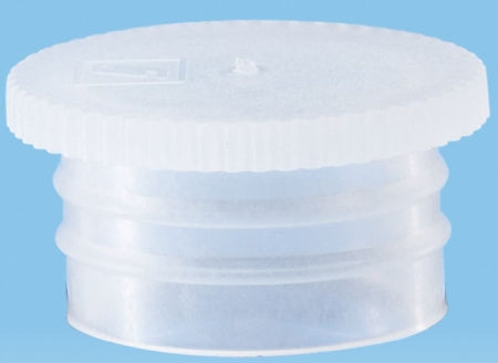 Sarstedt - Tube Closure LDPE Push Cap Clear For 15.5 / 16 / 16.5 / 16.8 / 17 mm Tubes NonSterile - 65.816