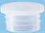 Sarstedt - Tube Closure LDPE Push Cap Clear For 15.5 / 16 / 16.5 / 16.8 / 17 mm Tubes NonSterile - 65.816
