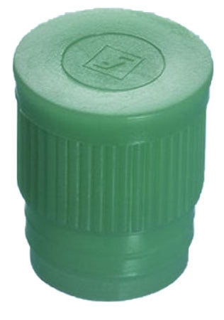 Sarstedt - Push Cap Green For 15.5, 16, 16.5, 16.8 and 17 mm Tubes - 65.793.315