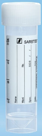Sarstedt - Centrifuge Tube Conical Bottom, Skirted Plain 25 X 90 mm 25 mL Without Color Coding Screw Cap Polypropylene Tube - 63.9922.252