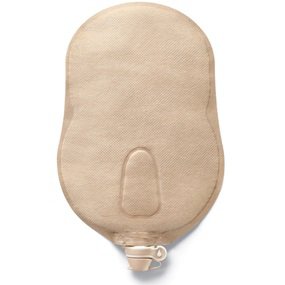 Hollister Urostomy Pouch One-Piece System 9 Inch Length 1 Inch Stoma Flat, Pre-Cut - 84692