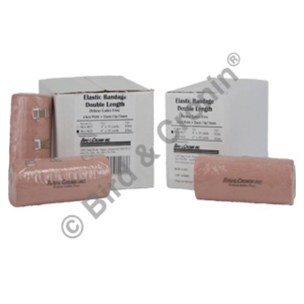 Bird & Cronin Bandage 6"X10Yd Elastic Clip Closure Tan Not Made With Natural Rubber Latex 6/Bx - 8149028
