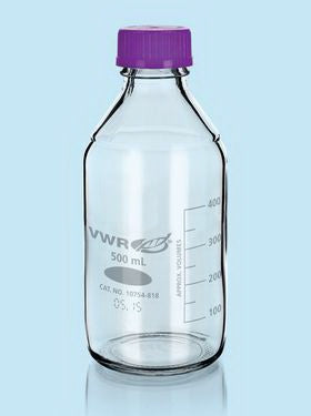 VWR - Media Storage Bottle Borosilicate Glass 1,000 mL (32 oz.) - 10754-820