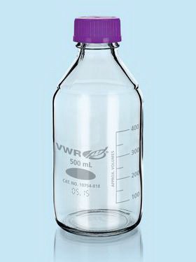 VWR International VWR Media Storage Bottle Borosilicate Glass 1 Liter - 10754-820