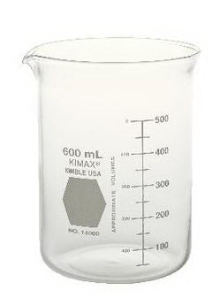 Kimax - Laboratory Beaker KIMAX Griffin Low-Form Borosilicate Glass 250 mL (8 oz.) - 89001-062