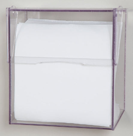 Health Care Logistics - Wipe Dispenser Clear PETG Manual Wall Mount - 17888