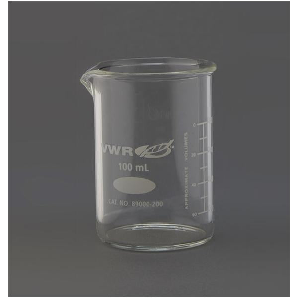 Health Care Logistics Graduated Beaker Glass No Closure Clear 100Ml Ea - 3025