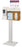 Bowman Manufacturing Bowman Hygiene Dispensing Station BOWMAN Maple ABS Fauxwood Plastic Manual Floor Stand - BD116-0023