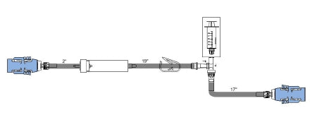 ICU Medical ChemoLock Channel Two Diluent Set - CL4001