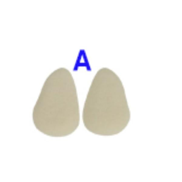 Bird & Cronin Pad Orthopedic Metatarsal Wool/Felt 5/16" Thick Adhesive White Size Medium Ea - 3020-2003
