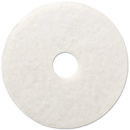 Lagasse Boardwalk Hard Floor Polishing Pad boardwalk 20 Inch White Polyester Fiber - BWK4020WHI