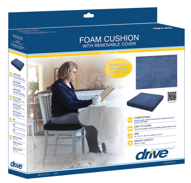 Drive Medical 3" Foam Retail Cushion