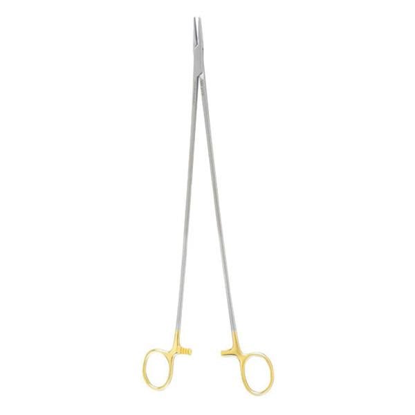 Miltex-Integra Holder Needle Crile-Wood 12" Serrated Jaw Tungsten Carbide Ea - 8-57TC