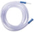 Medline - Suction Connector Tubing 6 Foot Length 0.25 Inch I.D. Universal Female Connector Clear Ribbed OT Surface PVC - OR66A