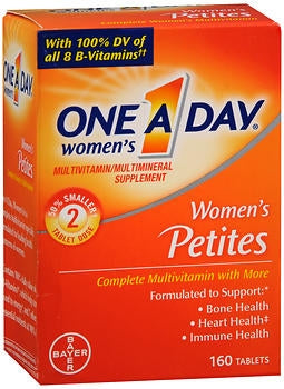 Bayer One-A-Day Multivitamin Supplement Vitamin A / Ascorbic Acid / Vitamin D / Vitamin E / Vitamin B6 / Vitamin B12 Folic Acid 700mvg - 75 mg - 25 mcg - 7.5 mg Strength Tablet 160 per Carton - 1650054589