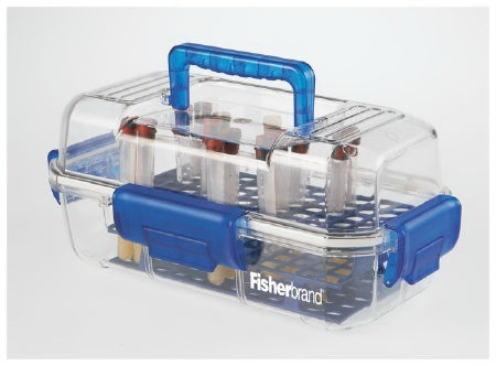 Fisher Scientific Specimen Transport Box 6.7 X 8.2 X 15.2 Inch 72-Place For Biological, Clinical Samples, Instruments, Products - 12006916