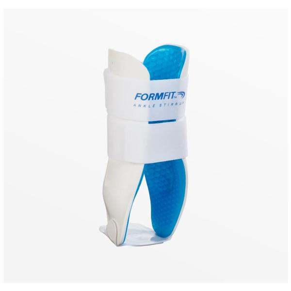 Ossur America-Royce Medical Brace Stirrup Form Fit Honeycomb Ankle Thermoplastic White/Blue Left Ea - 40100