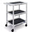 Newmatic Medical - Utility Cart PVC 24 X 31.5 X 37 Inch 14.5 Inch Height Between Shelves, 24 X 25 Inch Shelf - 12333