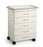 Midmark Mobile Treatment Cabinet 18 X 27 X 33 Inch 5 Drawers Venus Silver - 51B.804.SEB