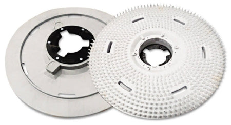 Lagasse Mercury Floor Machine Pad Driver 20 Inch Gray / White HDPE / Polypropylene - FM2105
