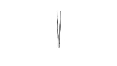 Olsen - Bipolar Forceps Adson 5 Inch Length Surgical Grade Coated Stainless Steel NonSterile NonLocking Thumb Handle Straight Smooth Insulated 1 mm Wide Tips - 10-1082I