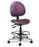 Premier Series - Lab Stool Backrest Pneumatic Height Adjustment 5 Casters Wedgewood - 2166W-3WW