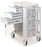 Market Lab - Insight Phlebotomy Cart Aluminum and Polyethylene - 21491