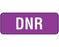 Shamrock - Pre-Printed Label Advisory Label White Vac DNR Purple Alert Label 5/16 X 13/16 Inch - WAL-13