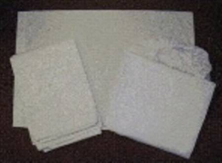 Lew Jan Textile - Bed Sheet Fitted Sheet 36 W X 80 L Inch White Cotton 55% / Polyester 45% Reusable - V21-368080