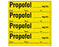 Shamrock Scientific Shamrock Pre-Printed Label Anesthesia Label PROPOFOL _____ mg / mL / Date _____ Time _____ Int. _____ Yellow 1/2 X 2 Inch - SA-205-DTI-PK