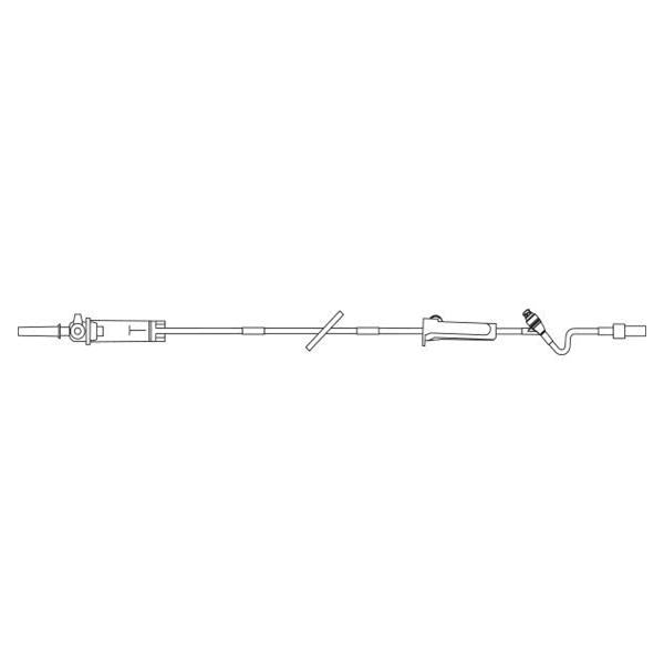 Baxter Healthcare Iv Solution Set Continu-Flo 10Drp Male Luer Lock Adapter Primary Infusion 48/Ca - 2C8875