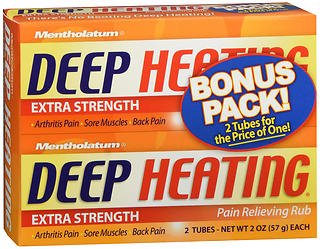 Mentholatum Company Mentholatum Deep Heating Topical Pain Relief 8% - 30% Strength Menthol / Methyl Salicylate Ointment 2 oz. - 10742001335