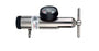 B & F Medical - Oxygen Regulator Click Style with Gauge 0 - 25 LPM Barb Outlet CGA-870 - 21030
