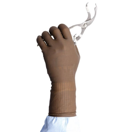 Cardinal Protexis PI Orthopaedic Surgical Glove Size 8.5 Sterile Polyisoprene Standard Cuff Length Smooth Brown Not Chemo Approved - 2D73HT85