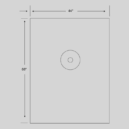 Welmed Slush and Warmer Disc Drape 44 X 66 Inch Dual Slush and Warming Systems - 1222-3320