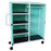 Mjm International - Linen / Specialty Cart with Cover 4 Shelves 75 lbs. per Shelf Weight Capacity PVC 4 Inch Twin Casters - 380-C-C