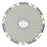Dickson - 7-Day Temperature Recording Chart Pressure Sensitive Paper 4 Inch Diameter Gray Grid - C210