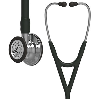 3M Littmann Cardiology IV - Cardiology Stethoscope Black 1-Tube 22 Inch Tube Double-Sided Chestpiece - 6177