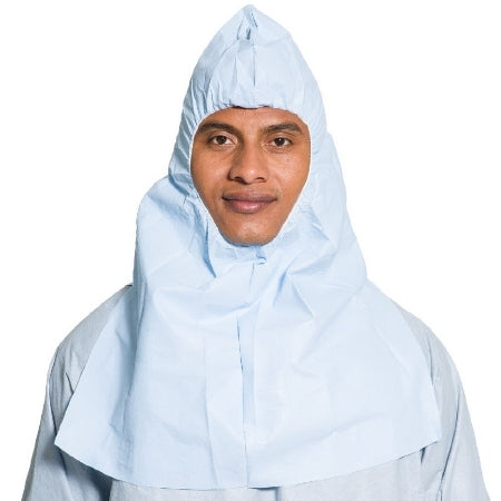 O&M Halyard Inc Halyard Protective Hood Blue One Size Fits Most - 44648