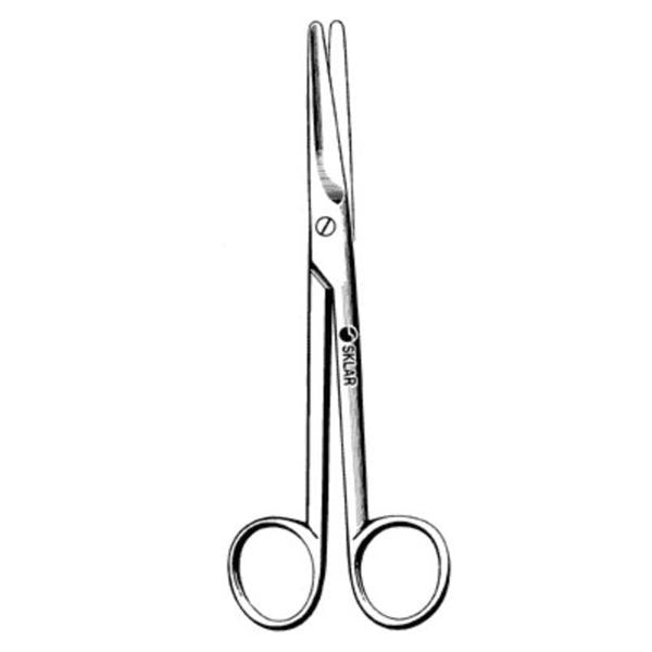 Sklar Instruments Scissors Dissecting Mayo 5-1/2" Blunt/Blunt Smooth Straight Stainless Steel Ea - 22-1556