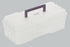 Health Care Logistics - Medical Supply Box Clear Industrial Grade Polymers 4 X 5-5/8 X 12 Inch - 1371C