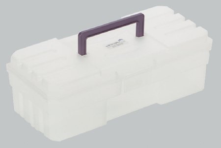 Health Care Logistics Health Care Logistics Medical Supply Box Clear Industrial Grade Polymers 4 X 5-5/8 X 12 Inch - 1371C
