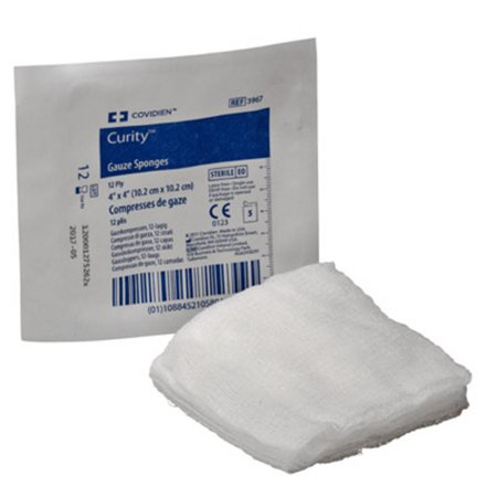 Curity - USP Type VII Gauze Sponge Gauze 12-Ply 4 X 4 Inch Square Sterile - 3967