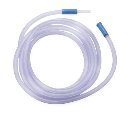 Medline - Suction Connector Tubing 6 Foot Length 0.281 Inch I.D. Universal Female Connector Clear Smooth OT Surface PVC - OR76A