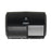 Georgia Pacific Compact 2-Roll Side-by-Side Toilet Tissue Dispenser Black Plastic Manual Double Roll Wall Mount - 56784A