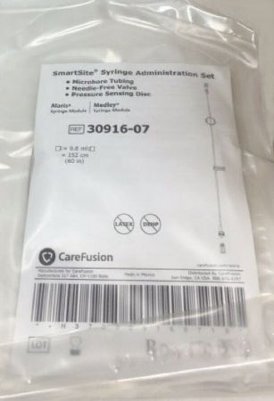 Becton Dickinson Alaris SmartSite Syringe Administration Set 60 Inch 1 Port - 30916-07