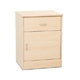 Invacare Camden Bedside Cabinet African Walnut 19 X 22-1/8 X 29 Inch 1 Drawer Single Door - IH23130