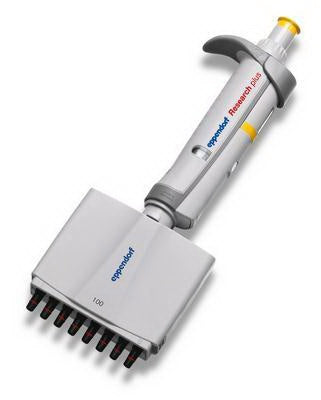 VWR International Eppendorf Research plus Multichannel Pipette 10 to 100 µL - 89125-338