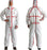 3M - Coverall with Hood 4X-Large White / Red Disposable NonSterile - 4565-BLK-4XL