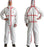 3M - Coverall with Hood 4X-Large White / Red Disposable NonSterile - 4565-BLK-4XL